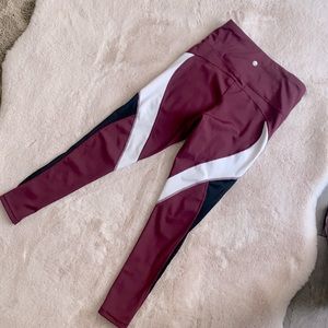 NWOT Mesh Colorblock Legging Small